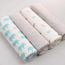 Load image into Gallery viewer, 4pc Baby Blanket Set