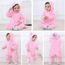 Load image into Gallery viewer, Baby Bunny Costume Plush Jumpsuit