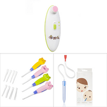 Load image into Gallery viewer, 3-in-1 Baby Care Bundle - Electric Nail Trimmer + Nose & Ear Cleaner