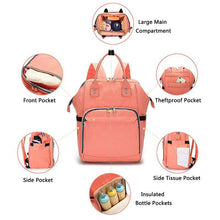 Load image into Gallery viewer, Baby Disney Themed Large Capacity Backpack