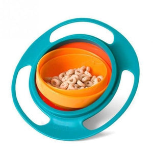 360 Rotate Spill-Proof Gyro Bowl for Babies