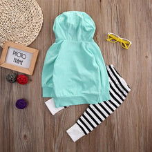 Load image into Gallery viewer, Baby 2 Piece Hooded Cloth Set