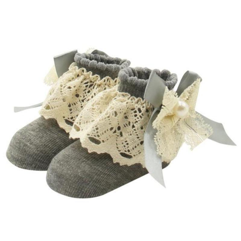 1 Pair Lace Floral Socks for 0-12 Months Baby