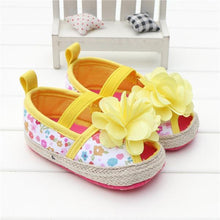 Load image into Gallery viewer, Flower Power Crib Shoes