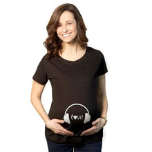 Load image into Gallery viewer, Baby Peeking Maternity T Shirt