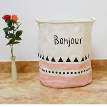Load image into Gallery viewer, Bonjour&#39; Nursery Storage Laundry Basket
