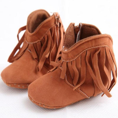 Soft-Sole Baby Mossasin Shoes