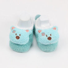 Load image into Gallery viewer, Coral Fleece Cute Cartoon Baby Socks