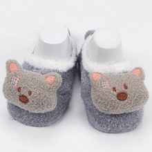 Load image into Gallery viewer, Coral Fleece Cute Cartoon Baby Socks
