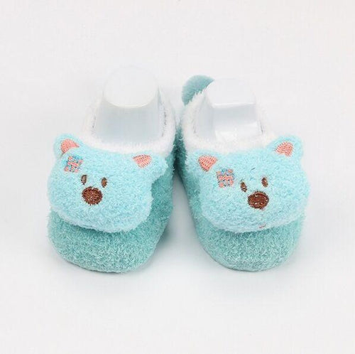 Coral Fleece Cute Cartoon Baby Socks