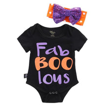 Load image into Gallery viewer, Fab Boo Lous Halloween Romper