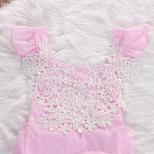 Load image into Gallery viewer, Floral Lace Jumpsuit For Baby Girls