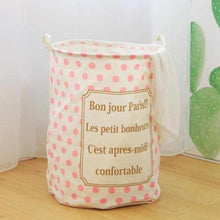 Load image into Gallery viewer, French Analogy Nursery Storage Laundry Basket