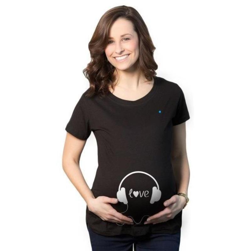 Funny Black Maternity T-Shirt