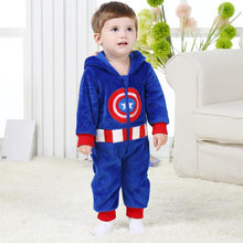 Load image into Gallery viewer, Captain America Baby Romper