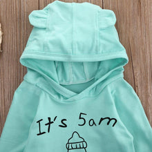 Load image into Gallery viewer, Baby 2 Piece Hooded Cloth Set