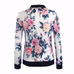 Beautiful Printed Floral Jacket - SexyBling