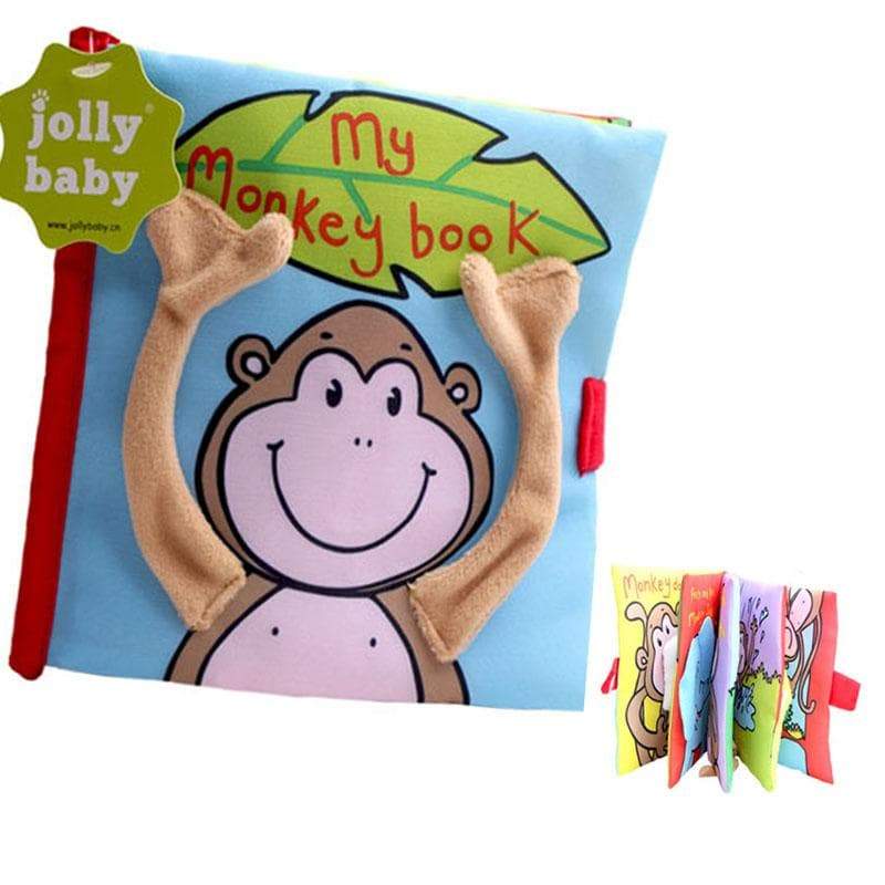 Monkey Cloth Book For Baby