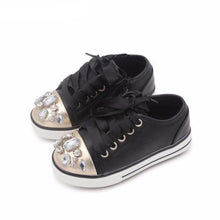 Load image into Gallery viewer, Rhinestone Flat Shoes