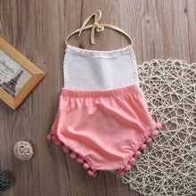 Load image into Gallery viewer, Sleeveless Tassel Romper