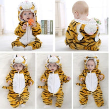 Load image into Gallery viewer, Triple Pack - Panda, Tiger and Stitch Baby Onesie Costume