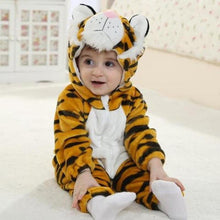 Load image into Gallery viewer, Triple Pack - Panda, Tiger and Stitch Baby Onesie Costume