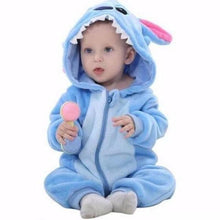 Load image into Gallery viewer, Triple Pack - Panda, Tiger and Stitch Baby Onesie Costume
