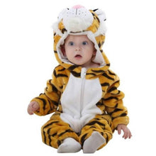 Load image into Gallery viewer, Triple Pack - Panda, Tiger and Stitch Baby Onesie Costume