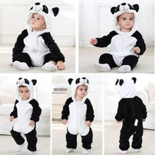 Load image into Gallery viewer, Triple Pack - Panda, Tiger and Stitch Baby Onesie Costume