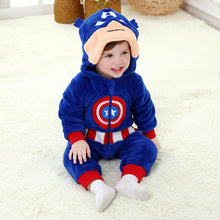 Load image into Gallery viewer, Captain America Baby Romper